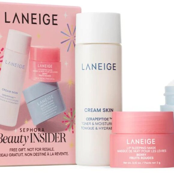 4 Sephora Birthday Gift Set - LANEIGE + Summer Fridays Mask Lip Balm Moisturizer - Picture 2 of 3